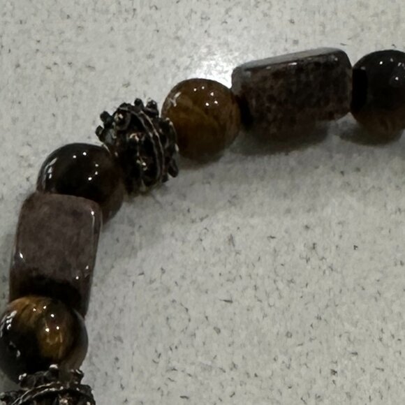 Gorgeous Mixed Stone Stretch Bracelet - Picture 3 of 6